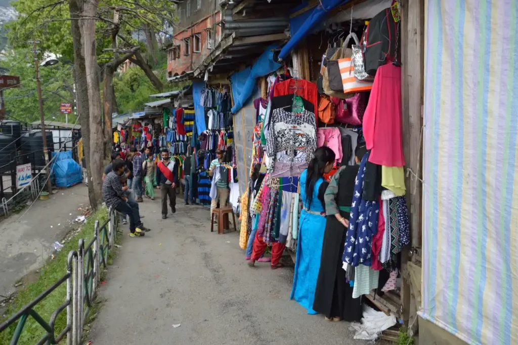 Tibetan market in Shimla