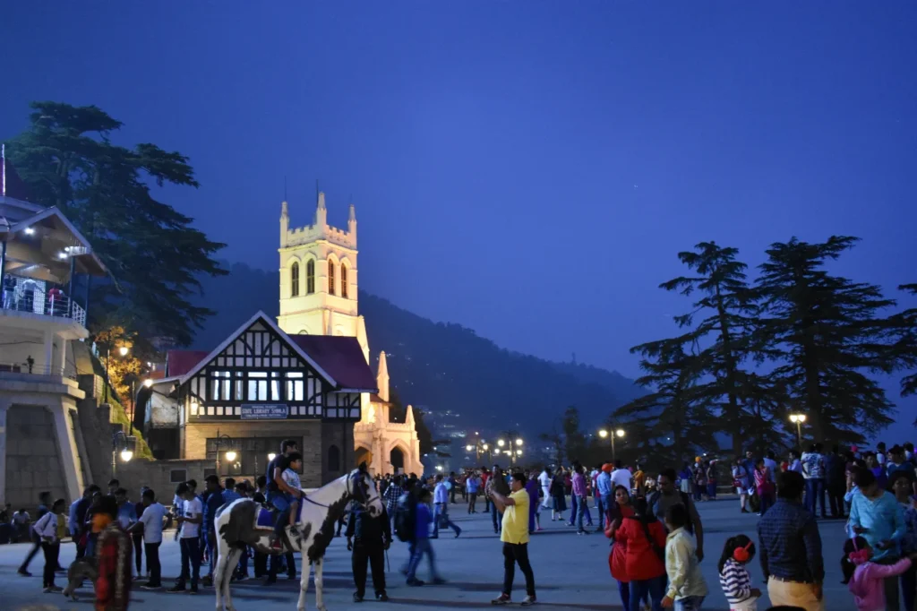 ridge shimla tourist places