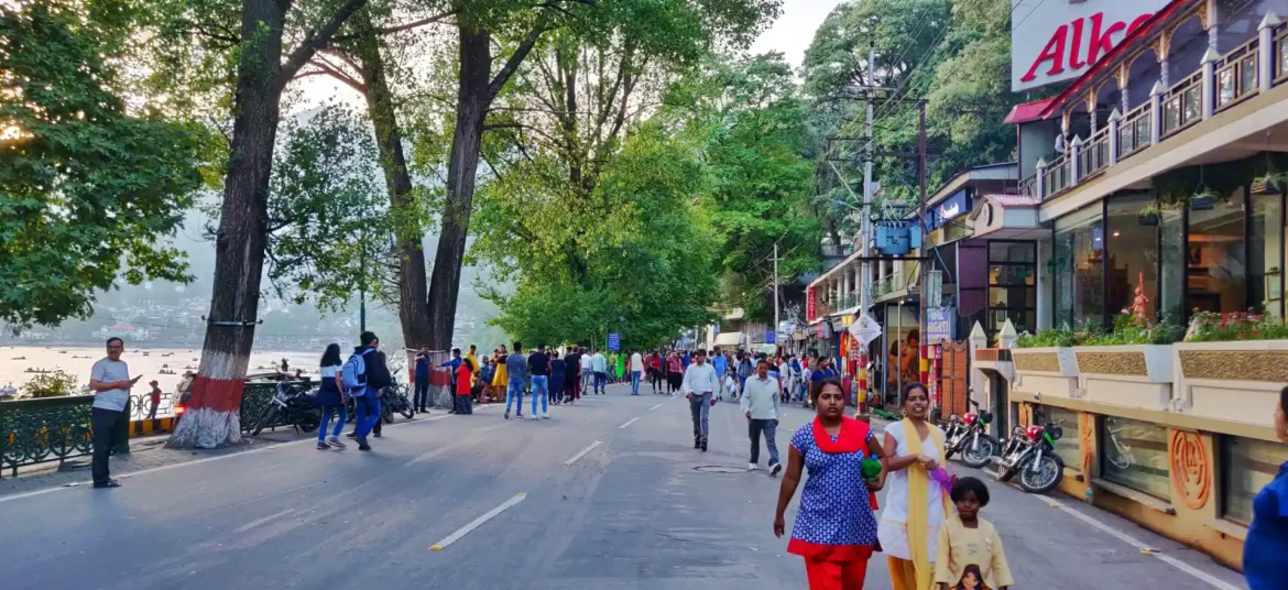 best tourist place in nainital - mall road