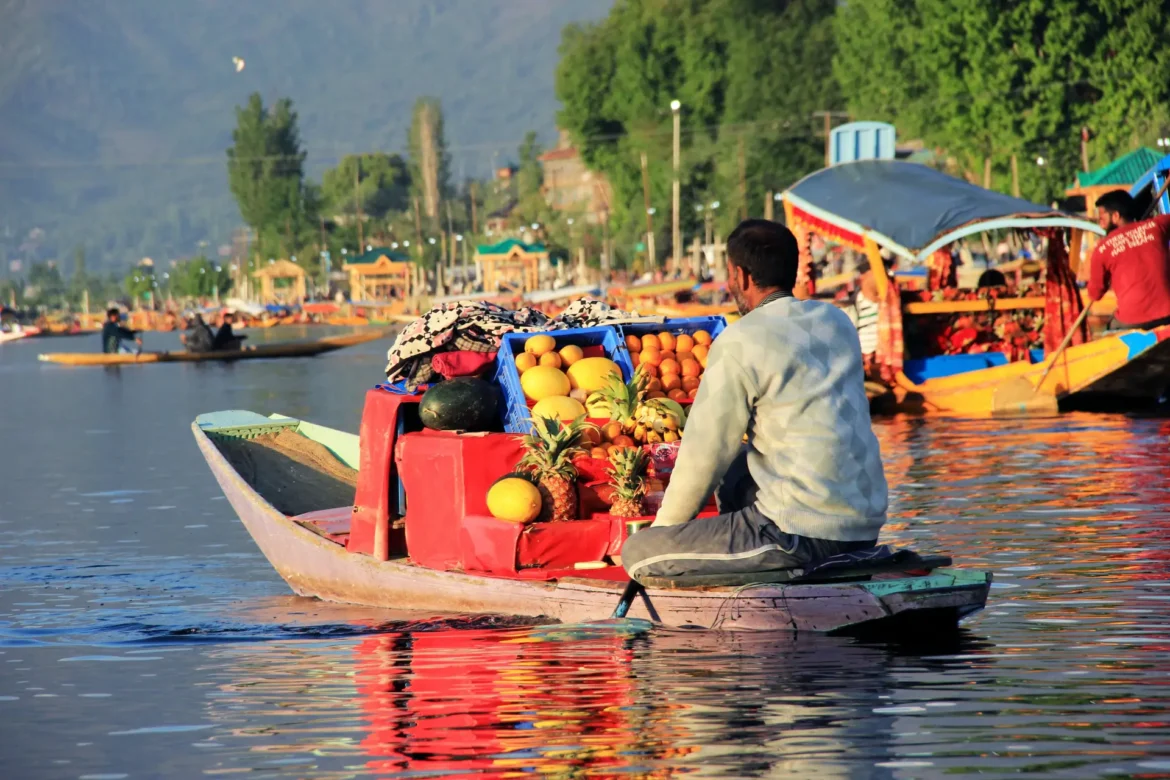 Srinagar Dal lake Floating Market
