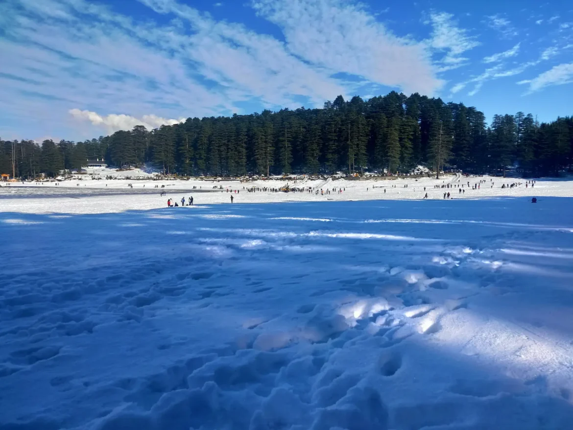 fresh snow in khajjiar