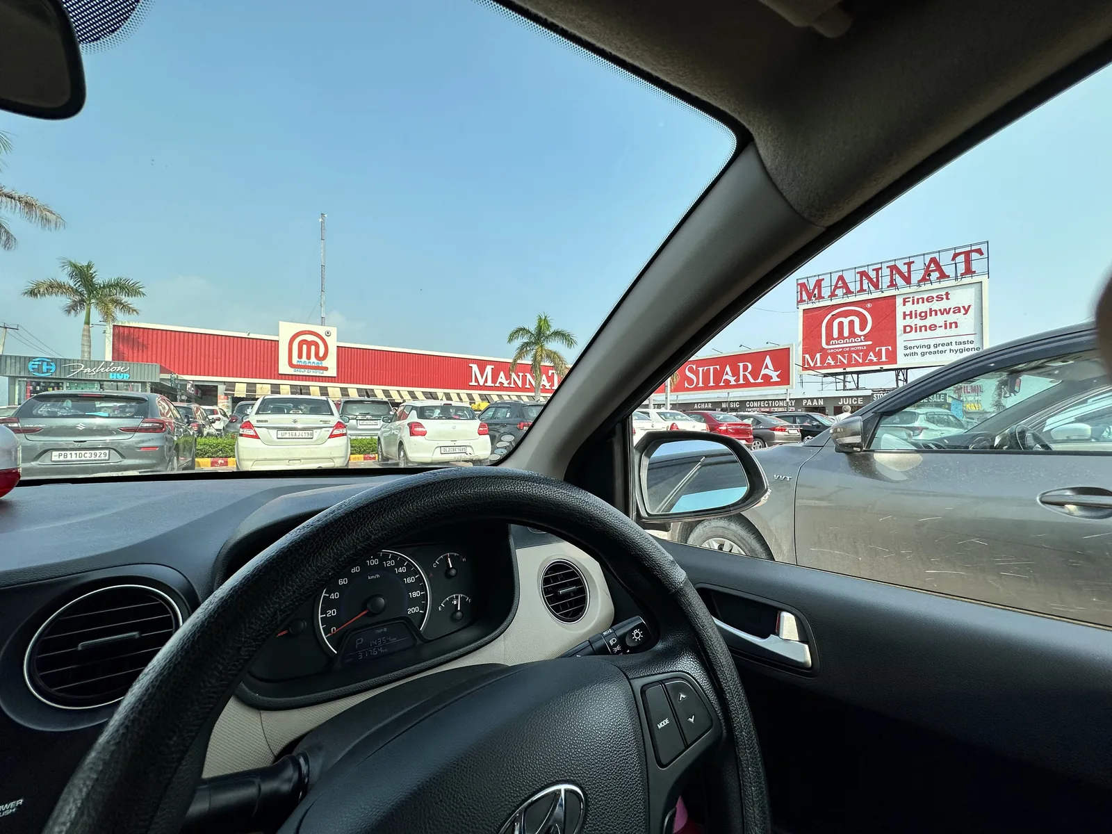 Mannat dhaba on the highway near Murthal, a common stop on the Delhi to Shimla drive